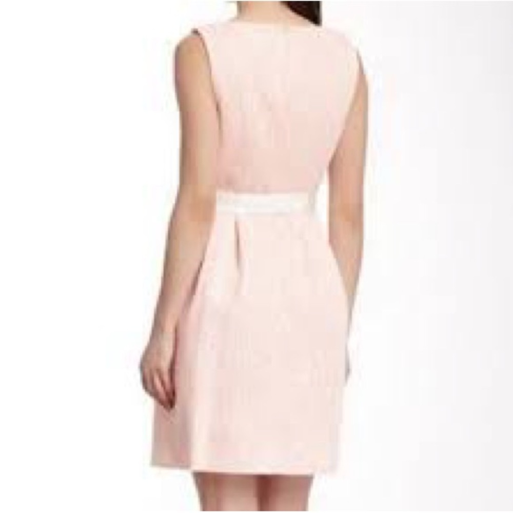 Womens Trina Turk Aime Sleeveless Tweed Shift Dress Orange Pink Salmon - Picture 7 of 13